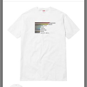 supreme chart tee